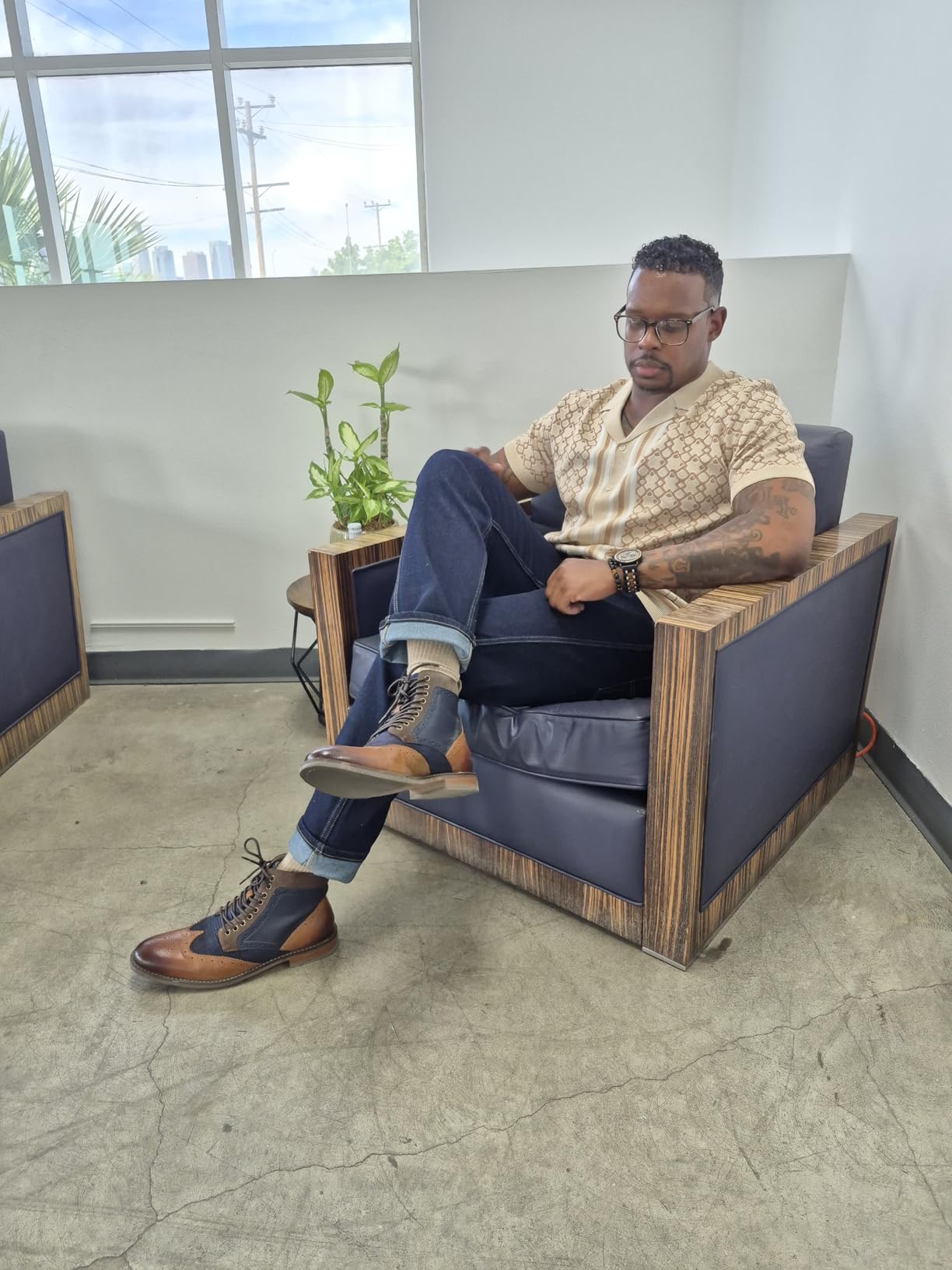 Stacy Adams Finnegan Wing Tip Boot customer photo 2