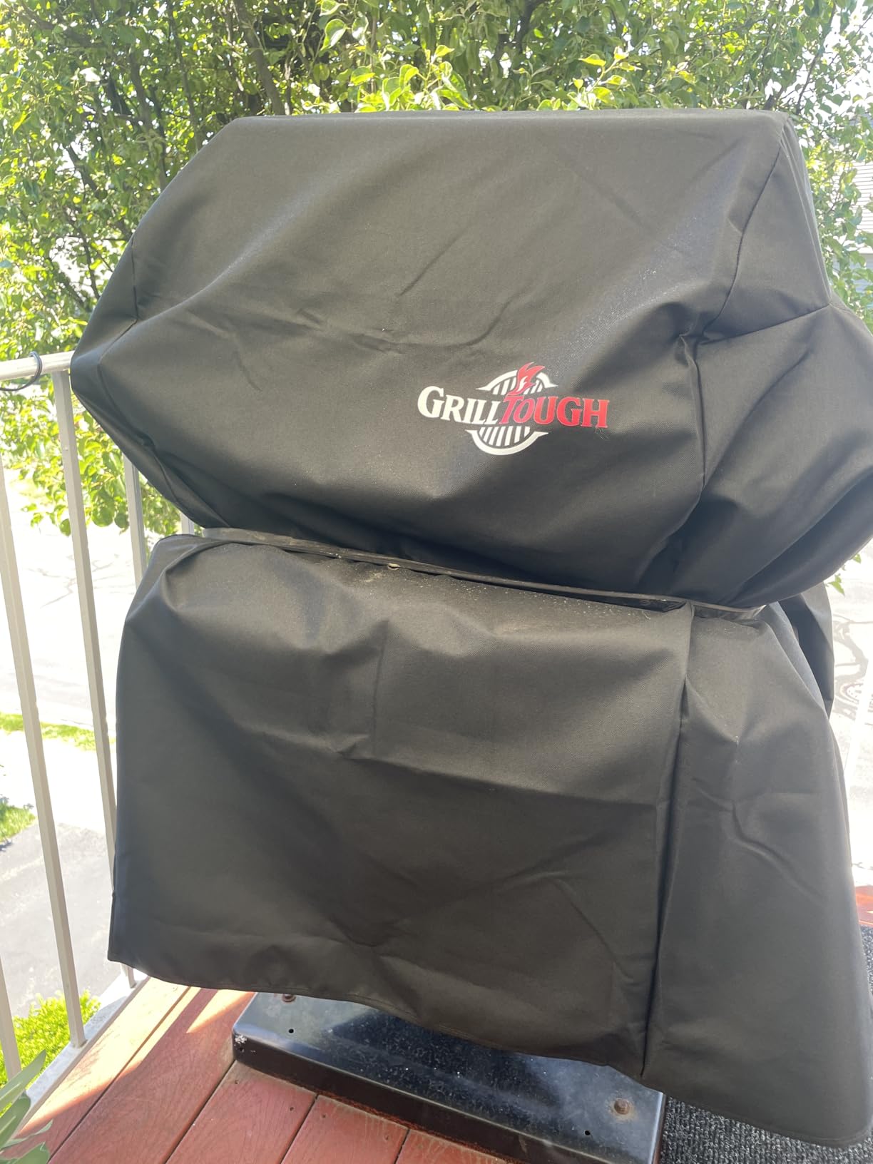 GrillTough Heavy Duty BBQ Grill Cover for Outdoor Grill, 58 Inch, Black customer photo 2