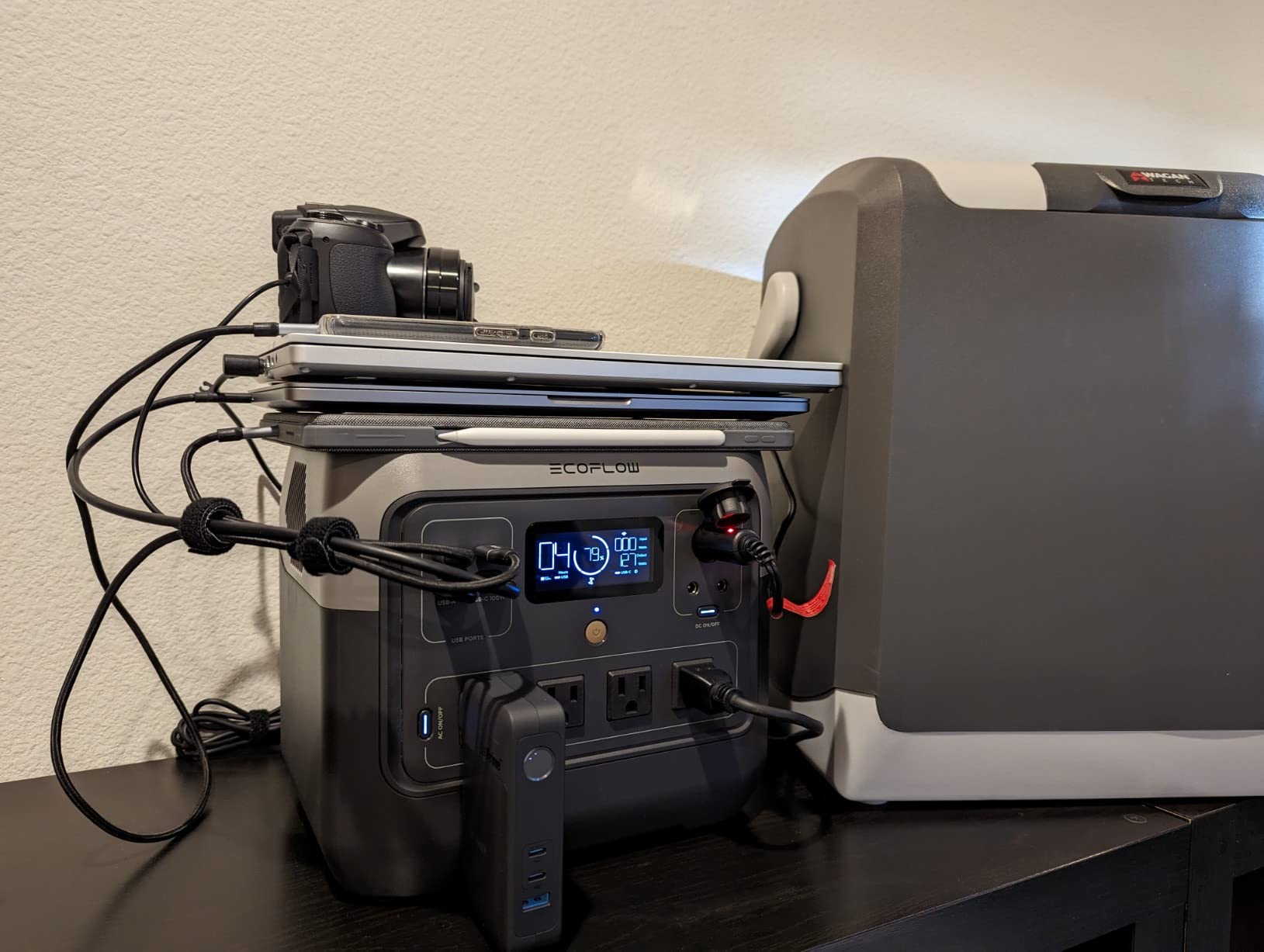 EF ECOFLOW Solar Generator RIVER 2 Pro and 160W Portable Solar Panel, 768Wh, 70 Min Fully Charged, LFP Battery, 4x800W AC Outlets, Portable Power Station customer photo 1