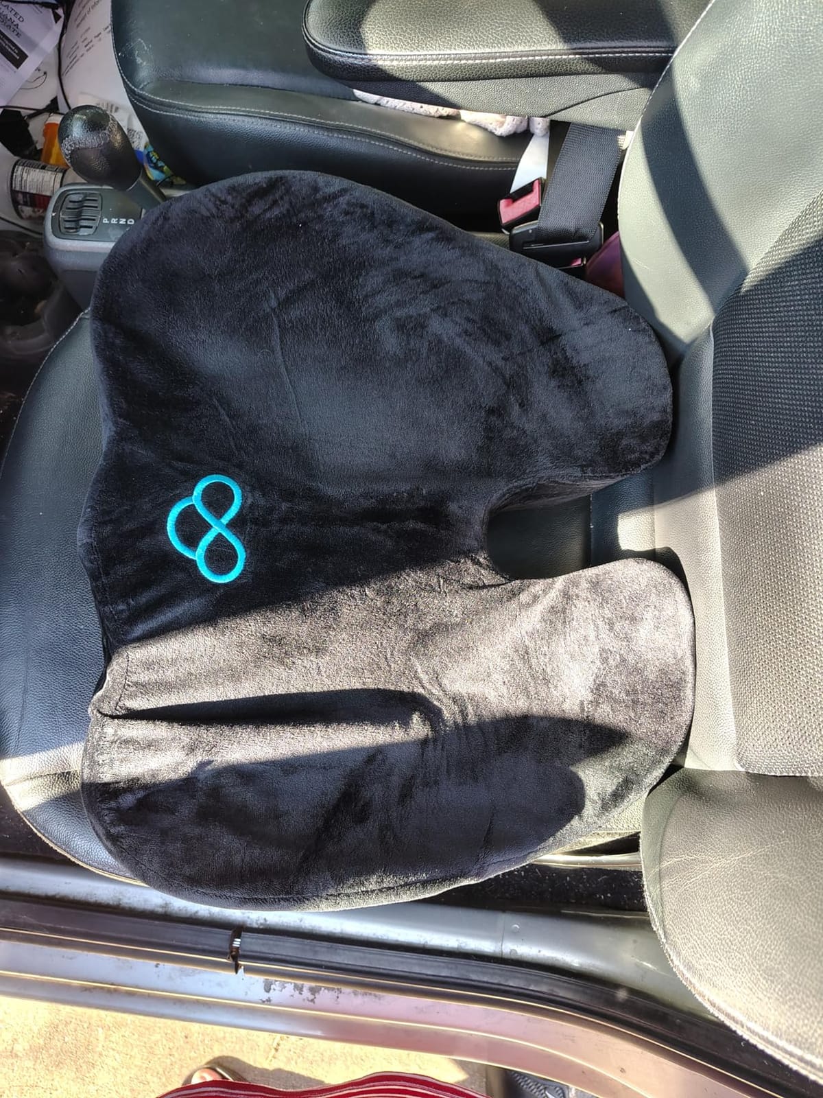 BlissTrends Memory Foam Seat Cushion for Office Chair & Car Seat, Black customer photo 2