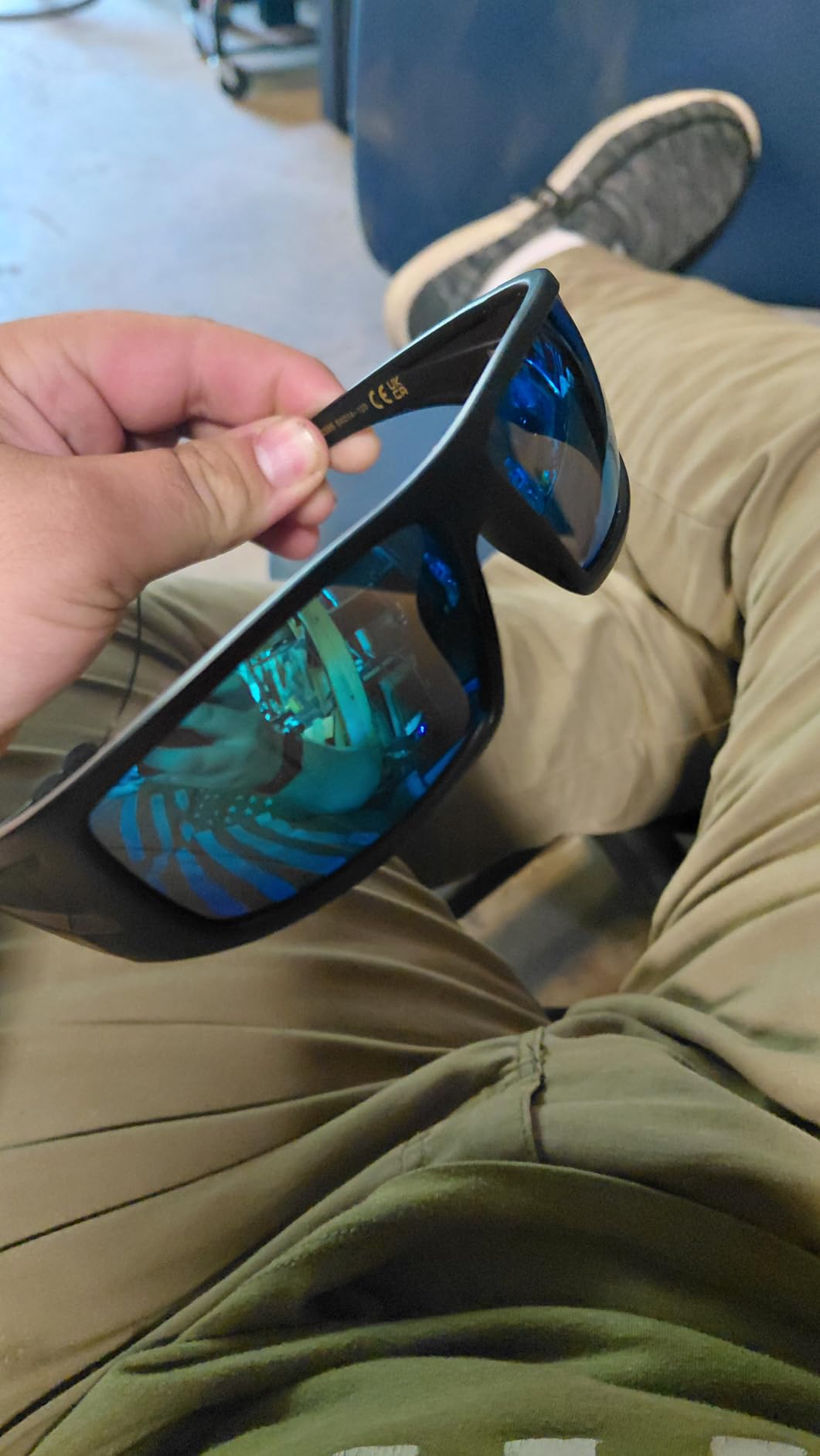 Polarized Sports Sunglasses for Men Women,Driving Fishing customer photo 1