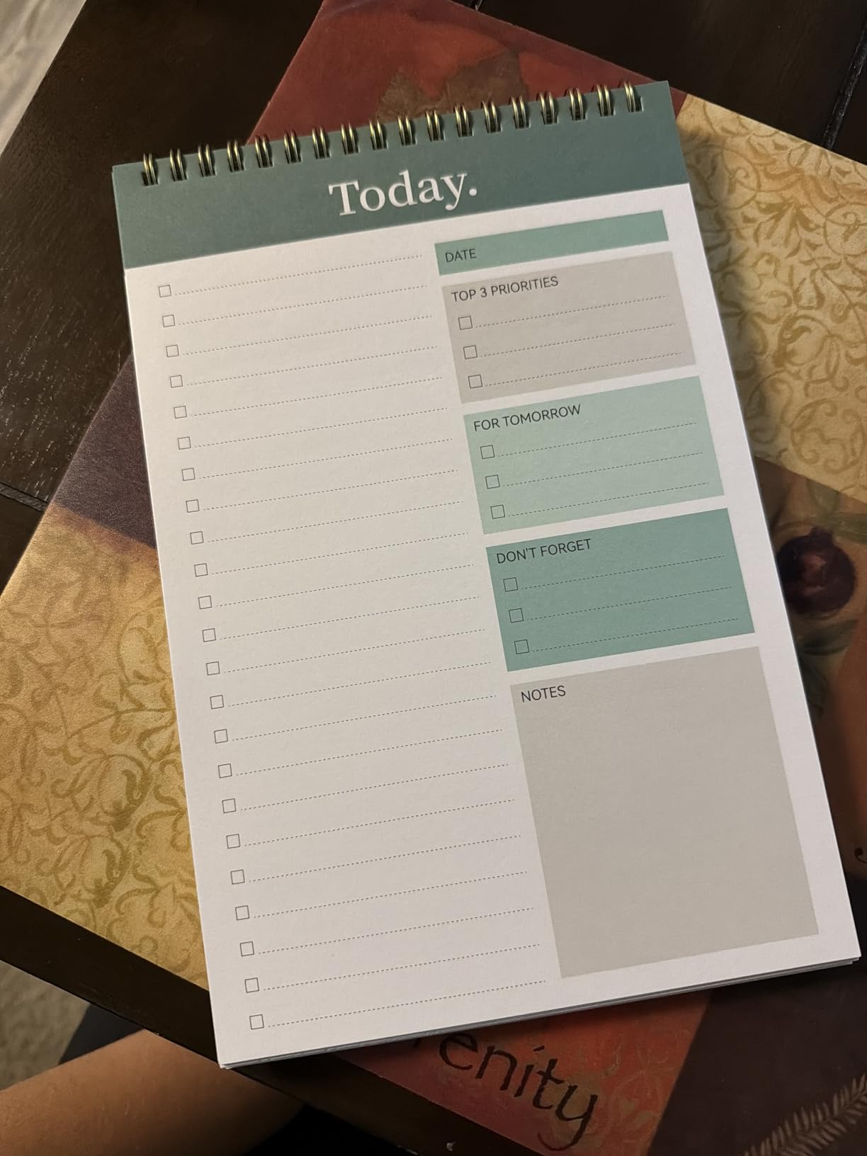 Taja To Do List Notepad, Undated Daily Planner for Work and Goal Setting customer photo 1