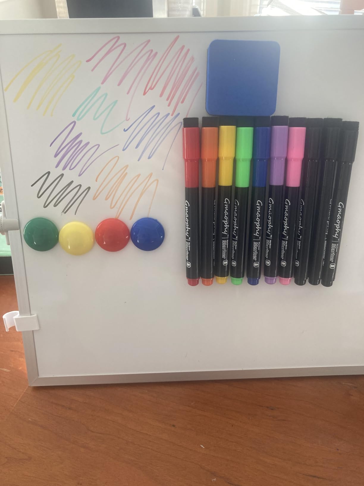 Dry Erase White Board with Stand, 16