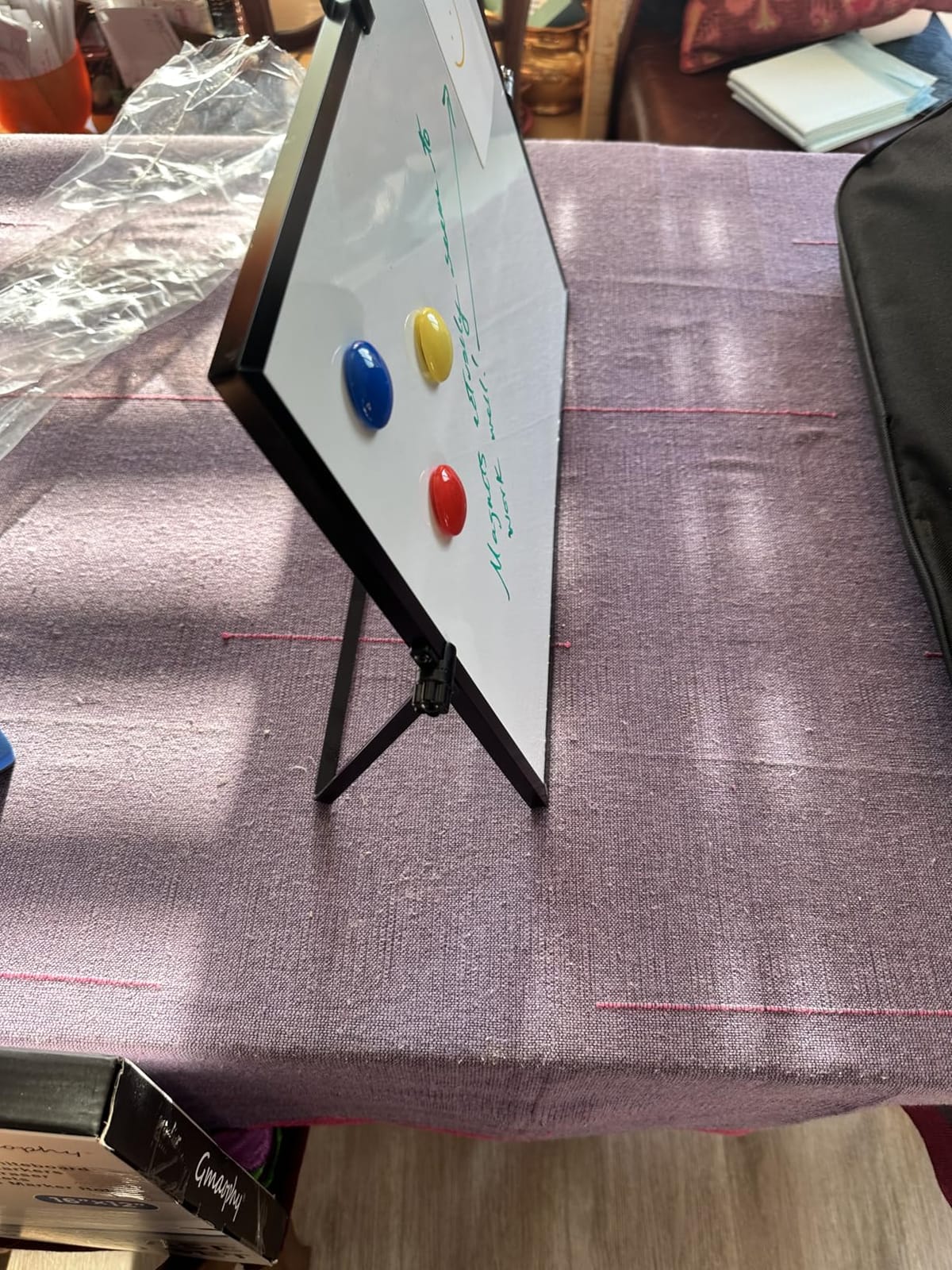 Dry Erase White Board with Stand, 16