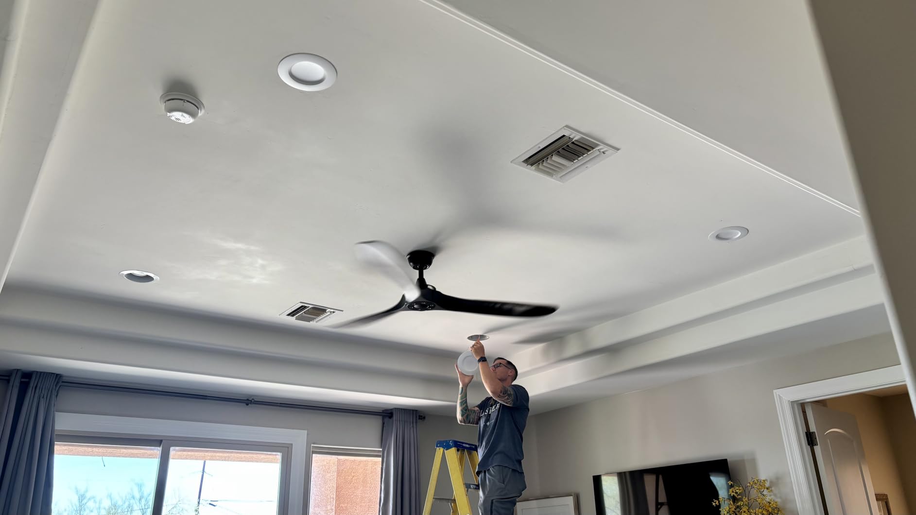 Amico 24 Pack 5/6 inch LED Recessed Lighting, Retrofit Can Lights, White customer photo 2