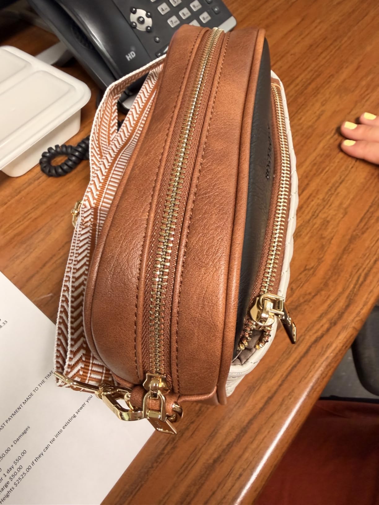 BOSTANTEN Quilted Small Crossbody Bag for Women Vegan Leather Purses customer photo 1