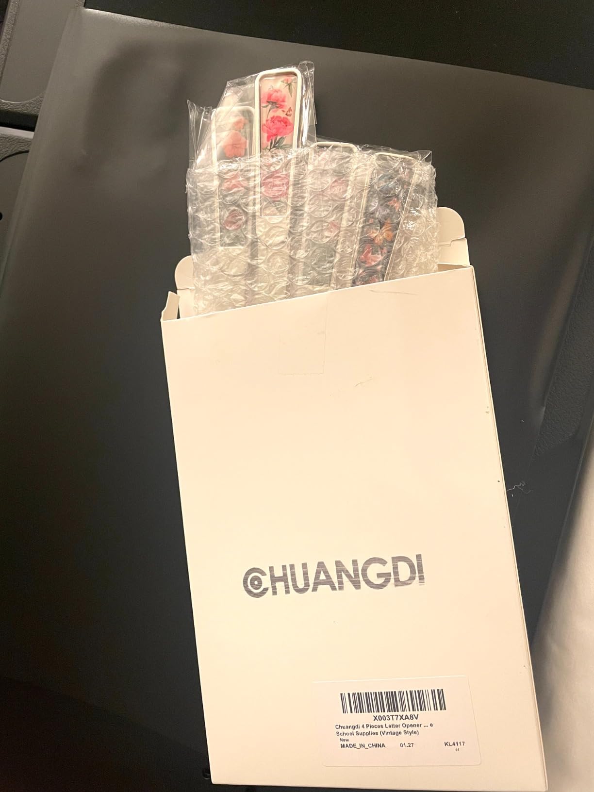 Chuangdi 4 Pcs Letter Opener Envelope Slitter Fancy Knife, Vintage Style customer photo 1