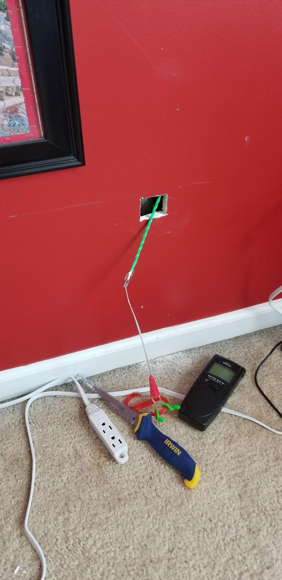 Fish Tape Wire Puller Through Wall Wire Threader Fish plus Fish Cable Fastener with Steel rope 32FT(4mm 10M) customer photo 2