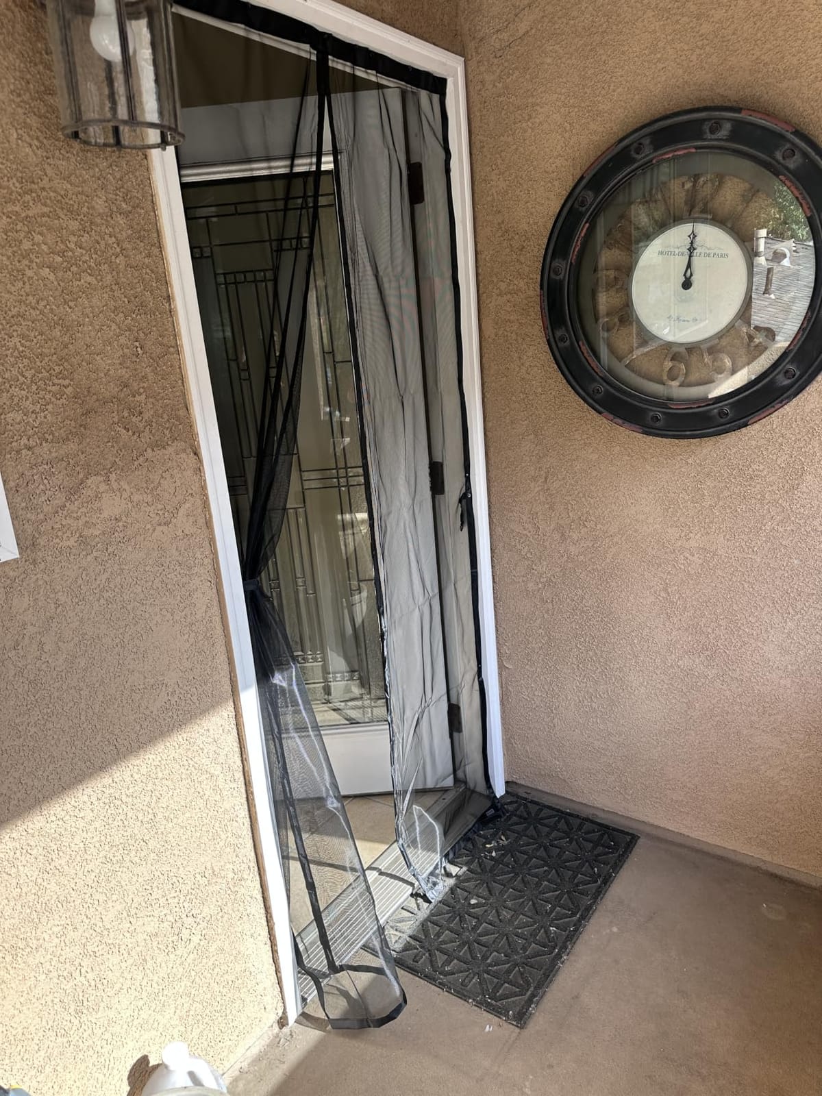 AUGO Garage Door Screen Magnetic Closure - Garage Screen Doors for 1 Car Garage Pull Down - Magnetic Screen Door Mesh - Heavy Duty Weighted Bottom - Pet & Kid Friendly - Keep Open Feature - 9' x 7' customer photo 1