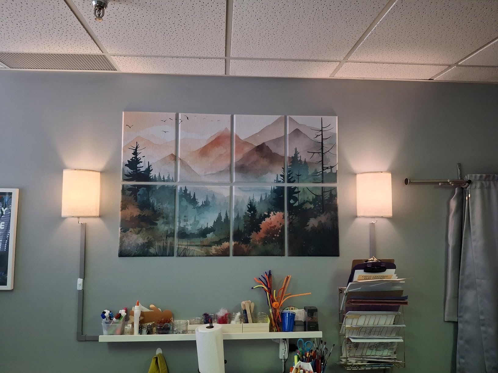 Plug in Wall Sconces with On/Off Switch, 3 Color Wall Sconces Set of Two. customer photo 2