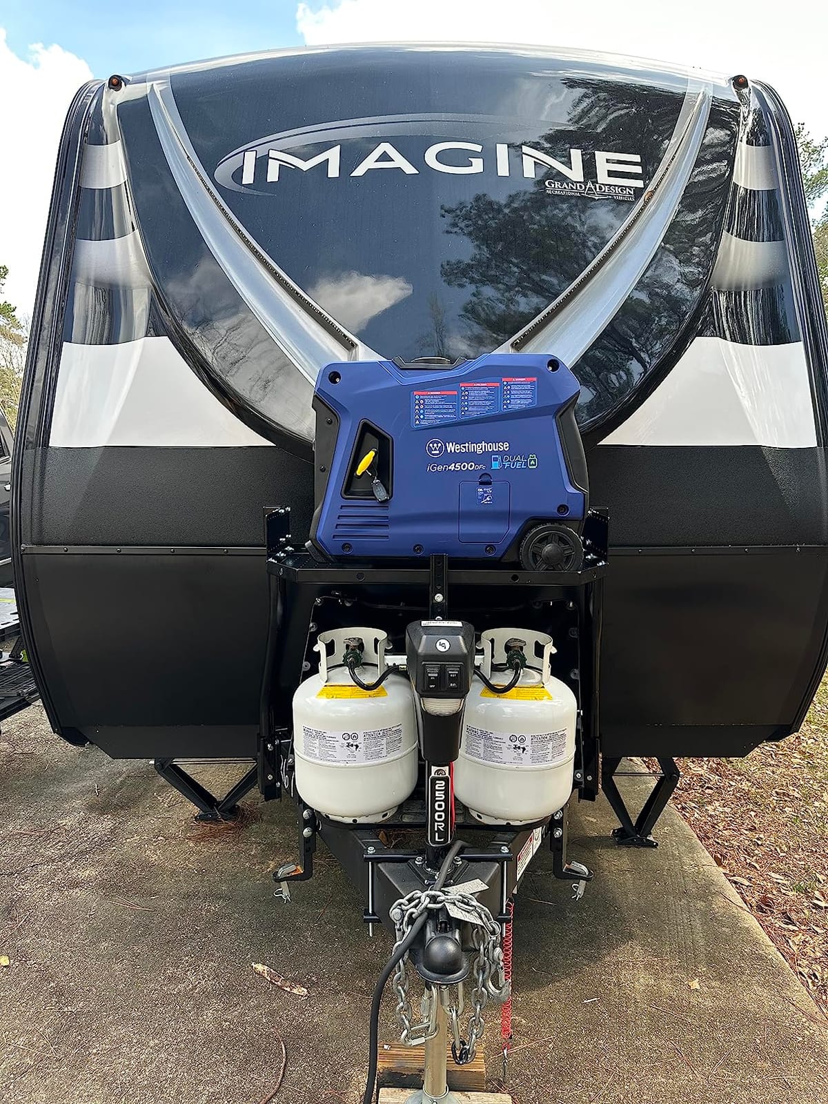 Westinghouse 5000 Peak Watt Super Quiet Dual Fuel Portable Inverter Generator, Wheel & Handle Kit, Gas & Propane Powered, RV Ready, CO Sensor, Parallel Capable customer photo 1