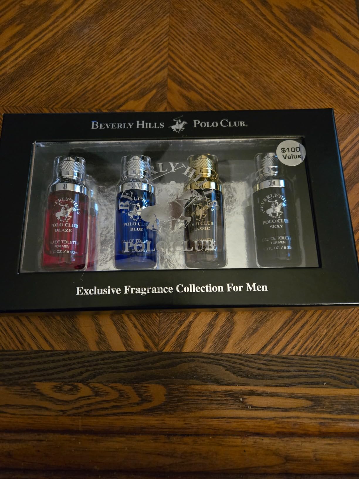 Beverly Hills Polo Club Men's Fragrance Collection - 4 Premium Eau de Toilette Colognes (1oz Each) - Diverse, Long-Lasting Scents: Blaze, Sexy, Classic & Blue - Ideal Gift Set for Him customer photo 1