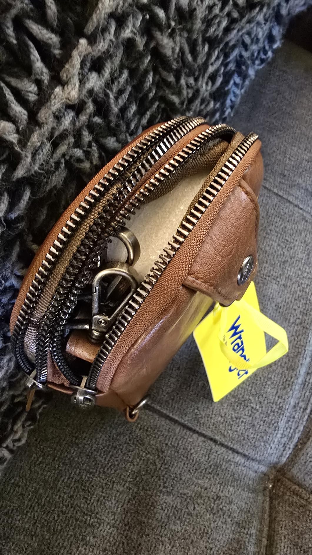 Wrangler Small Sling Bag for Women Leather Crossbody Bags Purse Fanny Packs customer photo 2