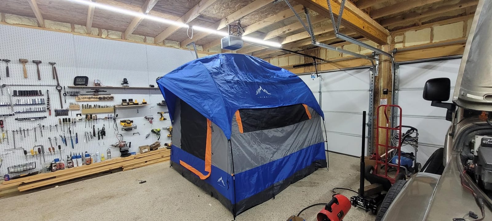 GoHimal SUV Tent, Car Tents for Camping 5-8 Person, Blue customer photo 1
