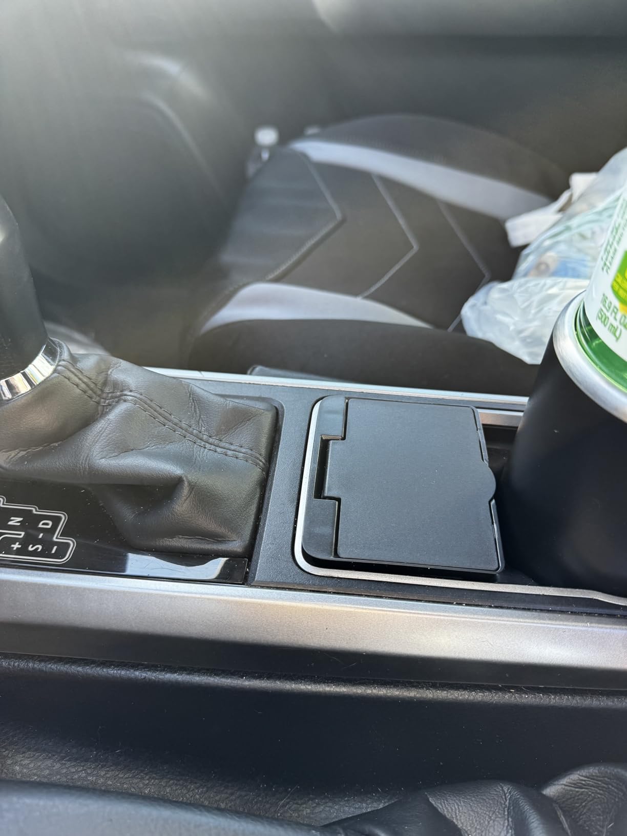 Leather Car Seat Gap Filler, 2 Pack No-Drop Seat Guard Universal Gap Stopper/Catcher to Fill The Gap Between Seat and Console Black Car Crevice Blocker Space Pad customer photo 1