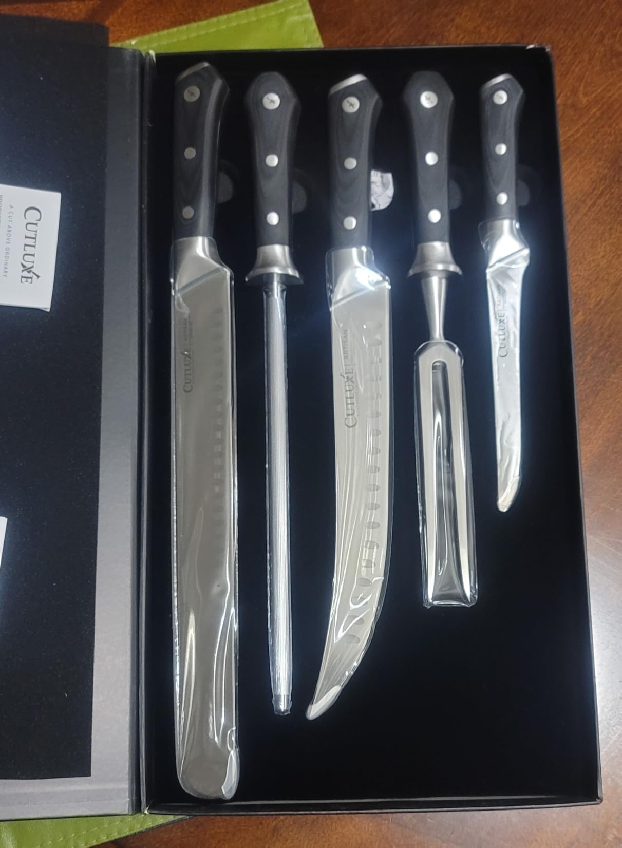 Cutluxe Turkey Carving Knife Set – Carving Fork & Knife for Meat & BBQ customer photo 2