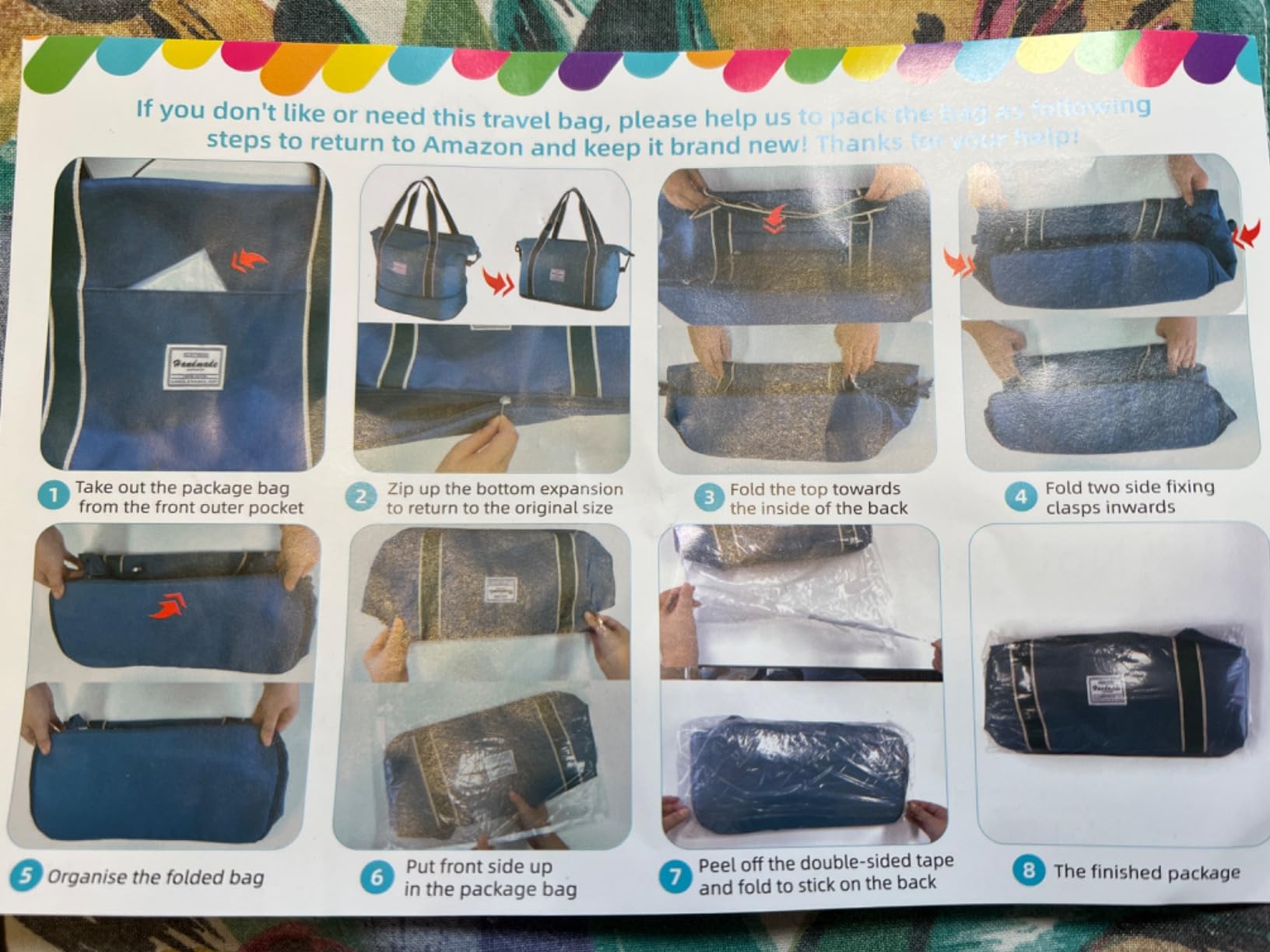 WALNEW Travel Duffel Bag, Weekender Overnight Carry On Bag for Women Men, Foldable Waterproof Gym Luggage with Metal Buckle Detachable Shoulder Strap and Wet Compartment (Peacock Blue) customer photo 2