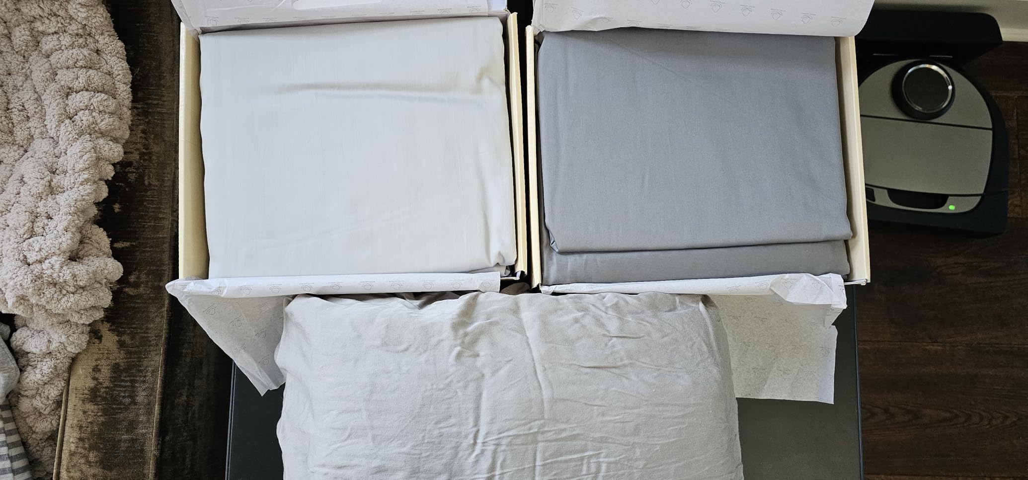 California Design Den 100% Egyptian Cotton King Size Sheets Set customer photo 2