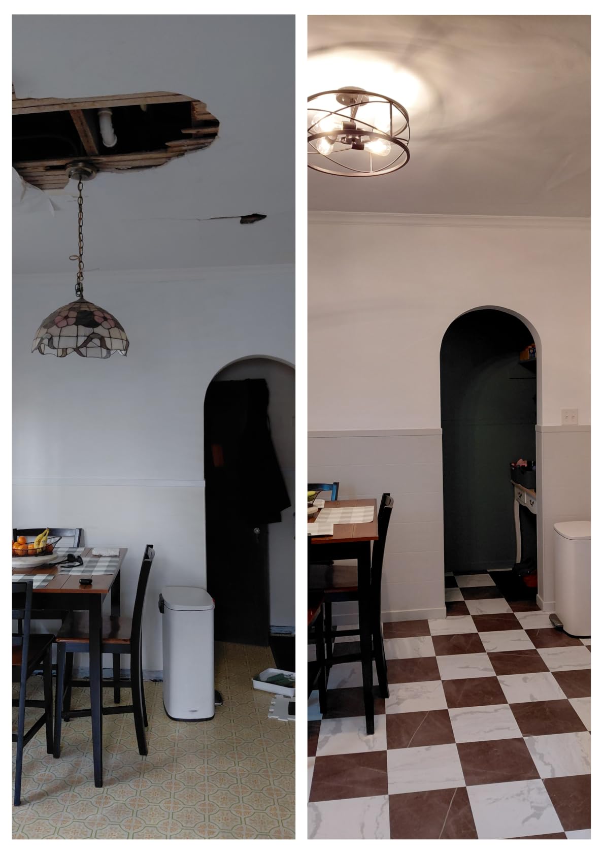 FloorPops x Chris Loves Julia 12-in by 12-in Bonneville Grey & White Marble Peel & Stick Floor Tiles, FP4421 customer photo 2