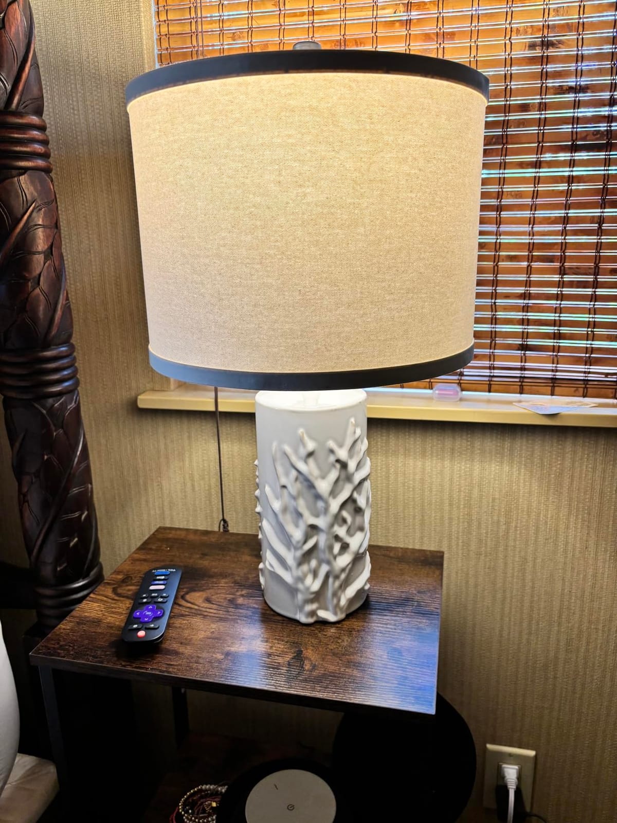 Luvkczc Ceramic Table Lamp Set of 2, Adjustable Color Temperature customer photo 1