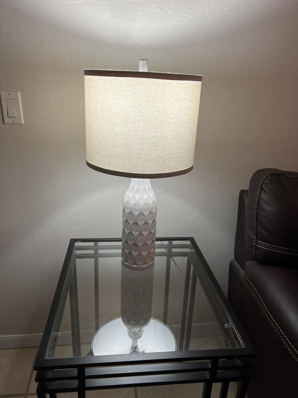 Luvkczc Ceramic Table Lamp Set of 2, Adjustable Color Temperature customer photo 2