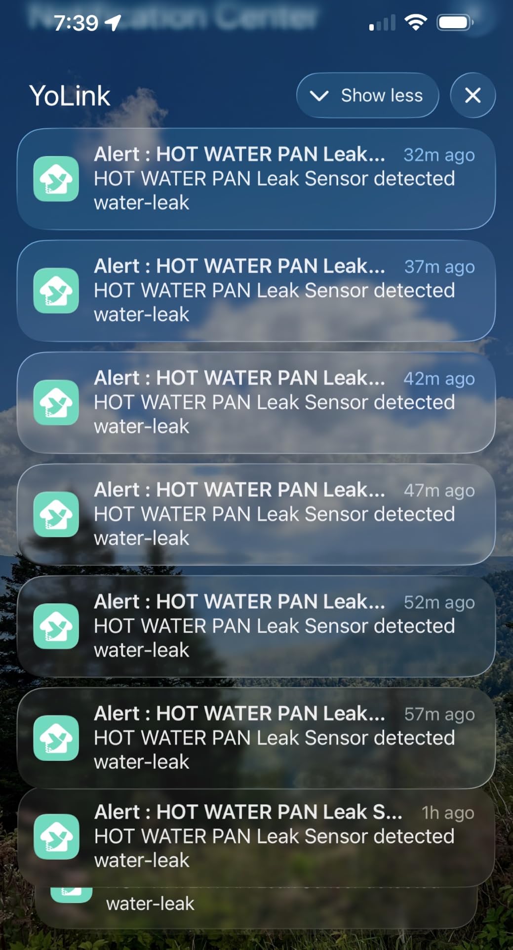 YoLink Water Leak Sensor 4 105 dB Alarm Kit: 4-Pack + Hub customer photo 2