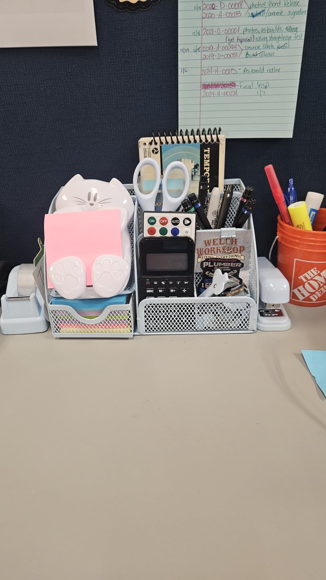 Black Desk Organizer and Accessories, Black Desk Asccessories Office Supply Kit Include Mesh Desktop Organizer Stapler 1000 Staples Tape Dispenser Pen Holder Staple Remover Clips Ruler Scissors customer photo 1