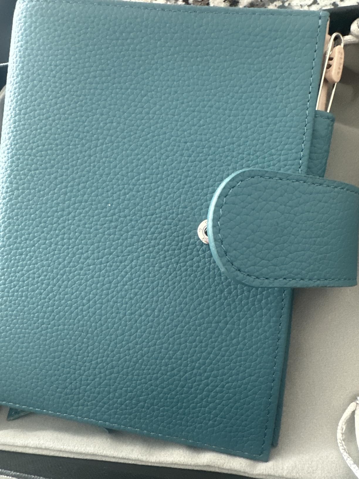 Leather A6 Planner Cover Fits Hobonichi, Midori MD & Stalogy customer photo 2