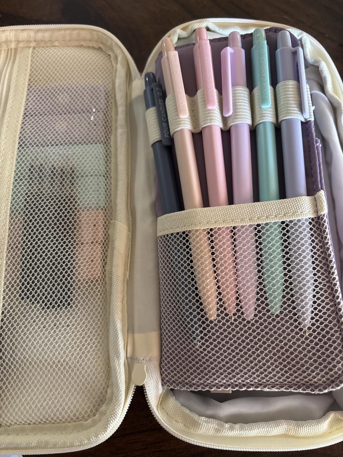 Four Candies School Supplies with Cute Pencil Case, 39ct, Pink customer photo 1