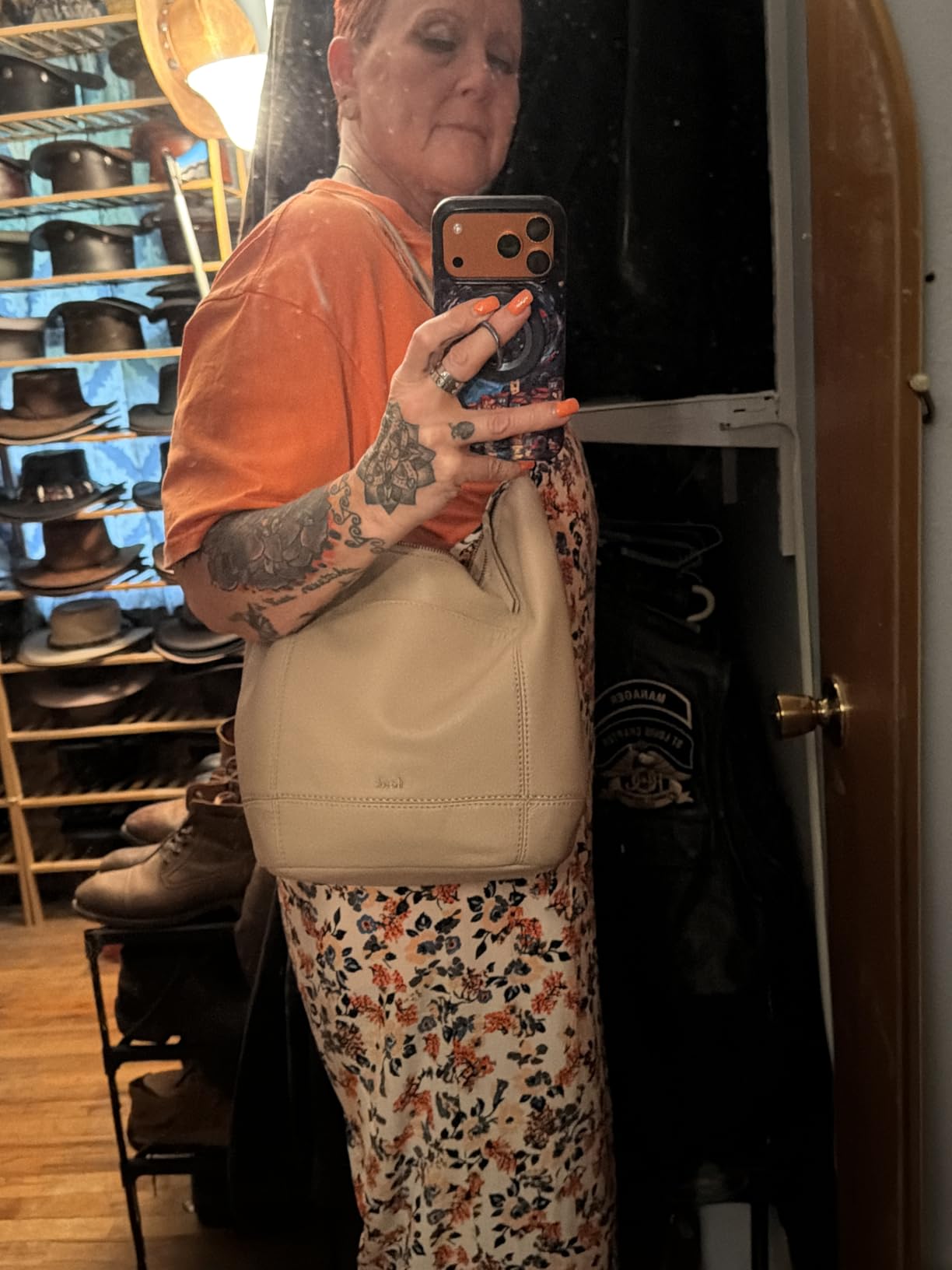The Sak Sequoia Leather Hobo Bag - Large Slouchy Shoulder Purse, Zip Pocket customer photo 1