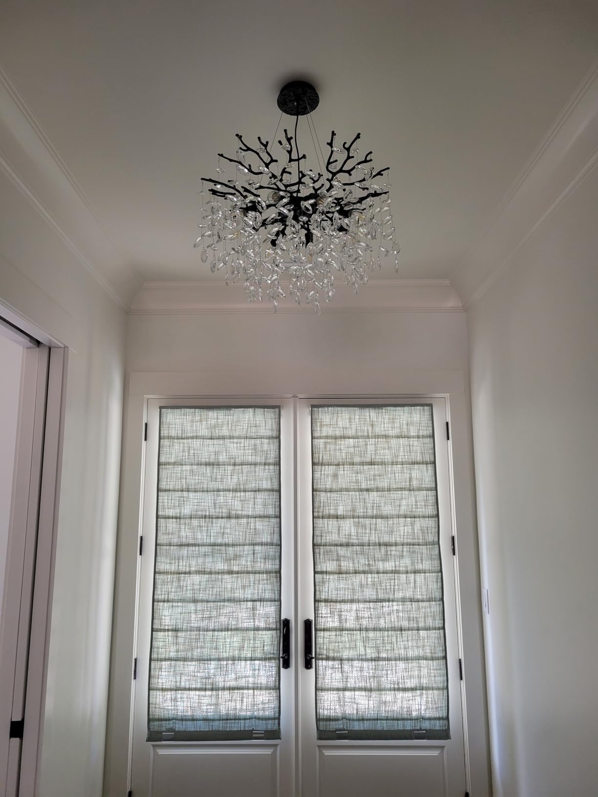 EGM Gold Crystal Chandelier 24-Inch 8-Light Modern Tree Branch Chandeliers customer photo 2