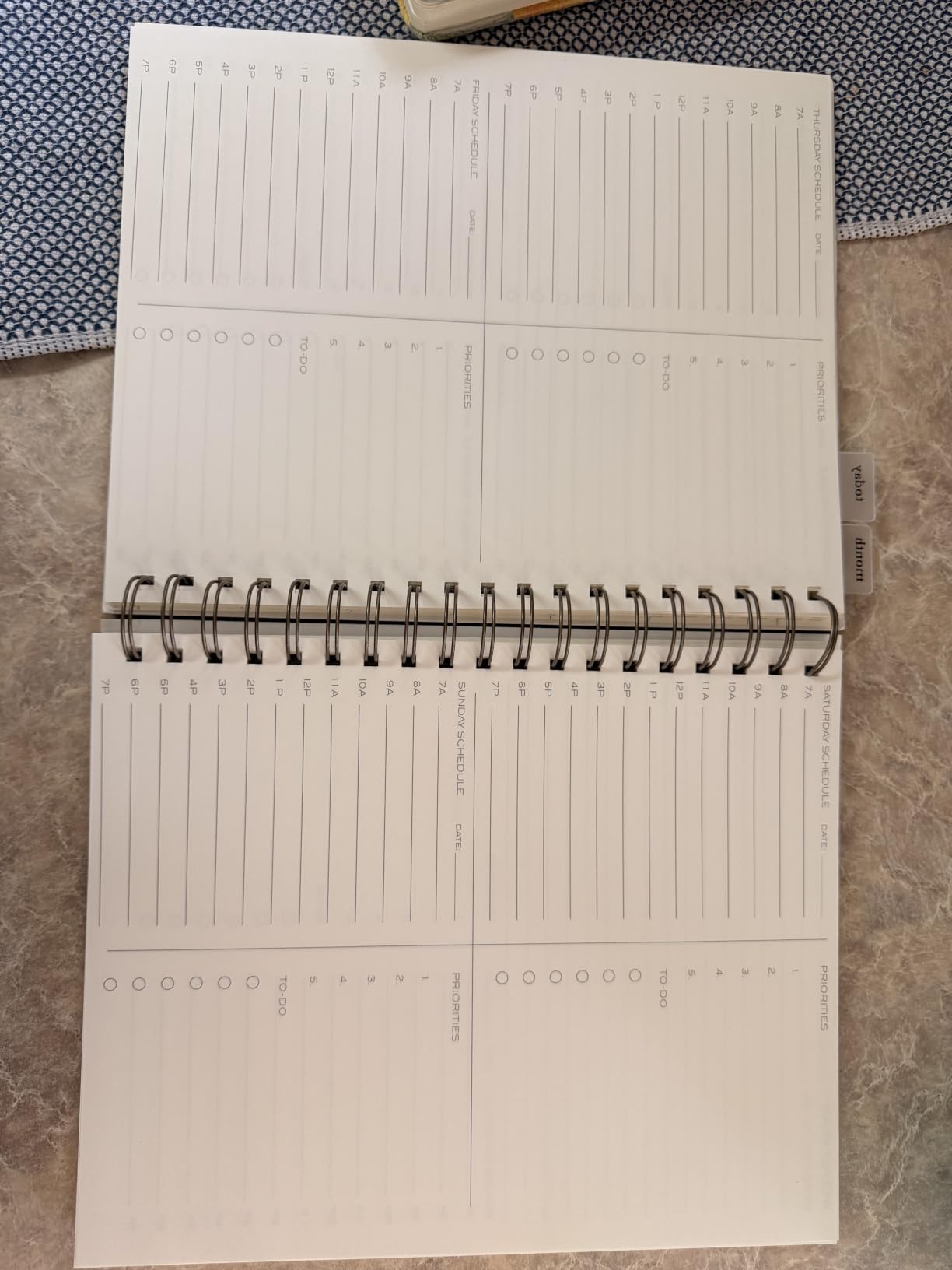 Anecdote Spiral Planner w/2026-2027 Calendar (8.5