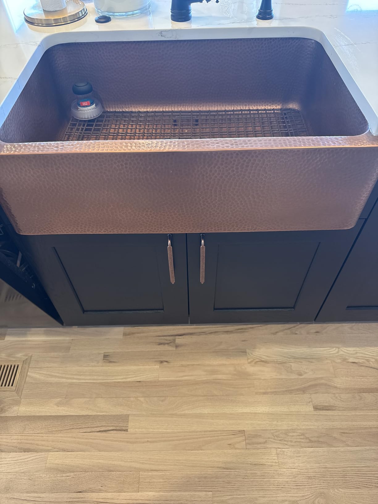 Sinkology Lange 32 in Copper Farmhouse Sink, Apron Front Single Bowl customer photo 2