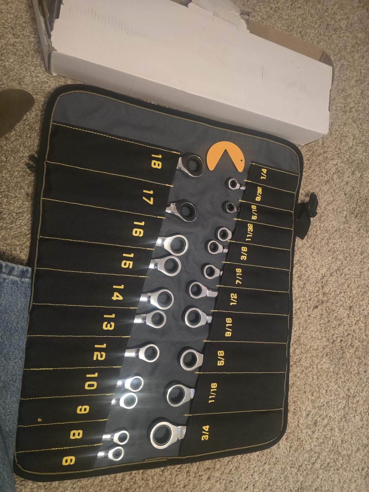 GRENPRO 22PC Ratcheting Wrench Set SAE&Metric Combination Open End Wrenches customer photo 1