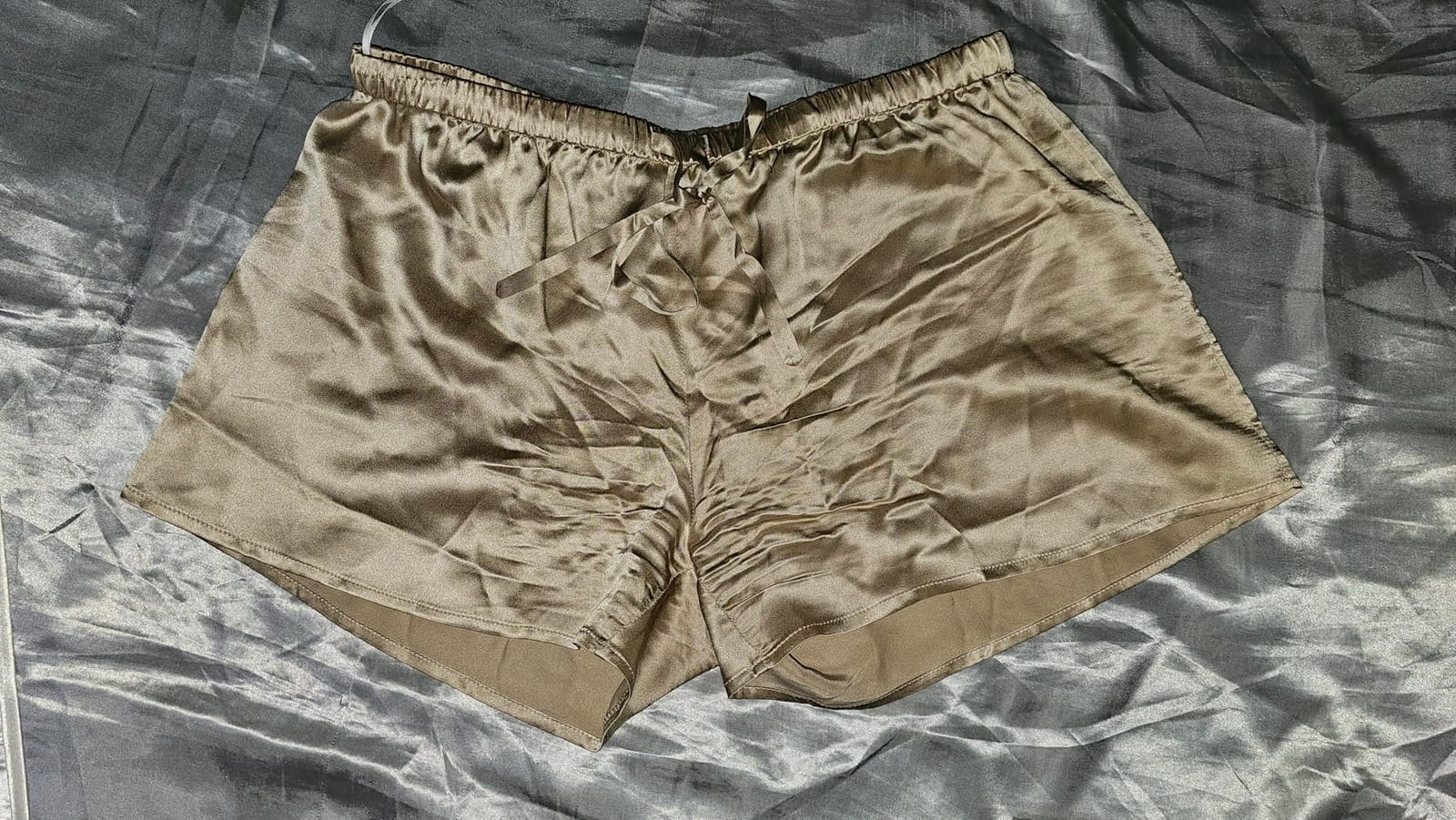 THXSILK 100% Mulberry Silk Pajama Set for Women, V-Neck Cami Shorts 2 Piece customer photo 2