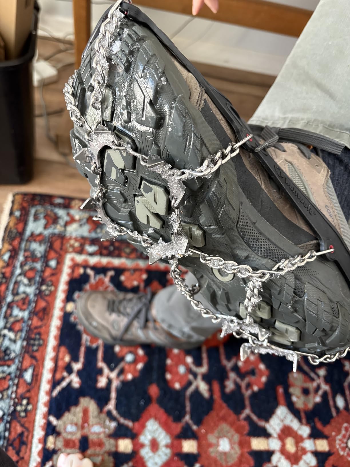 Kahtoola MICROspikes Footwear Traction for Winter, Snow & Ice Trail Hiking customer photo 2