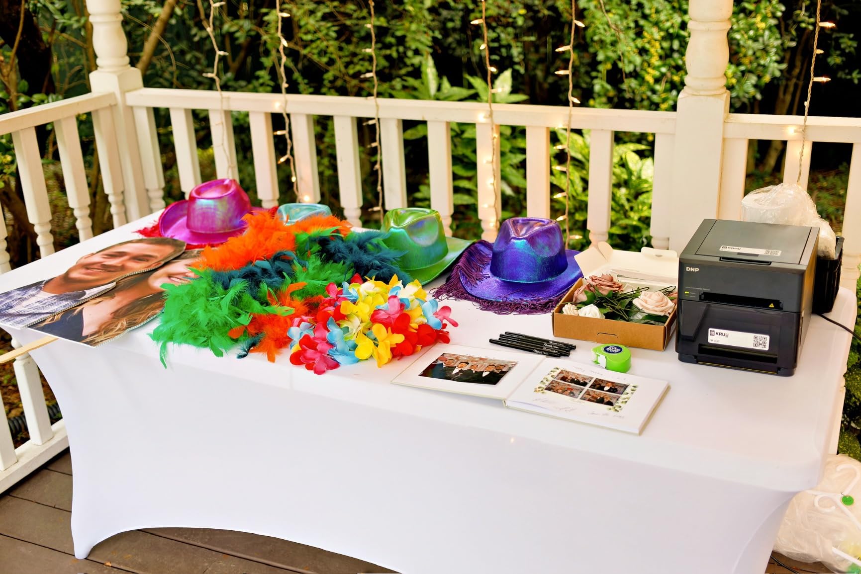 Beautiful Wedding Guest Book for Your Wedding Reception w/ Polaroid Photos customer photo 2