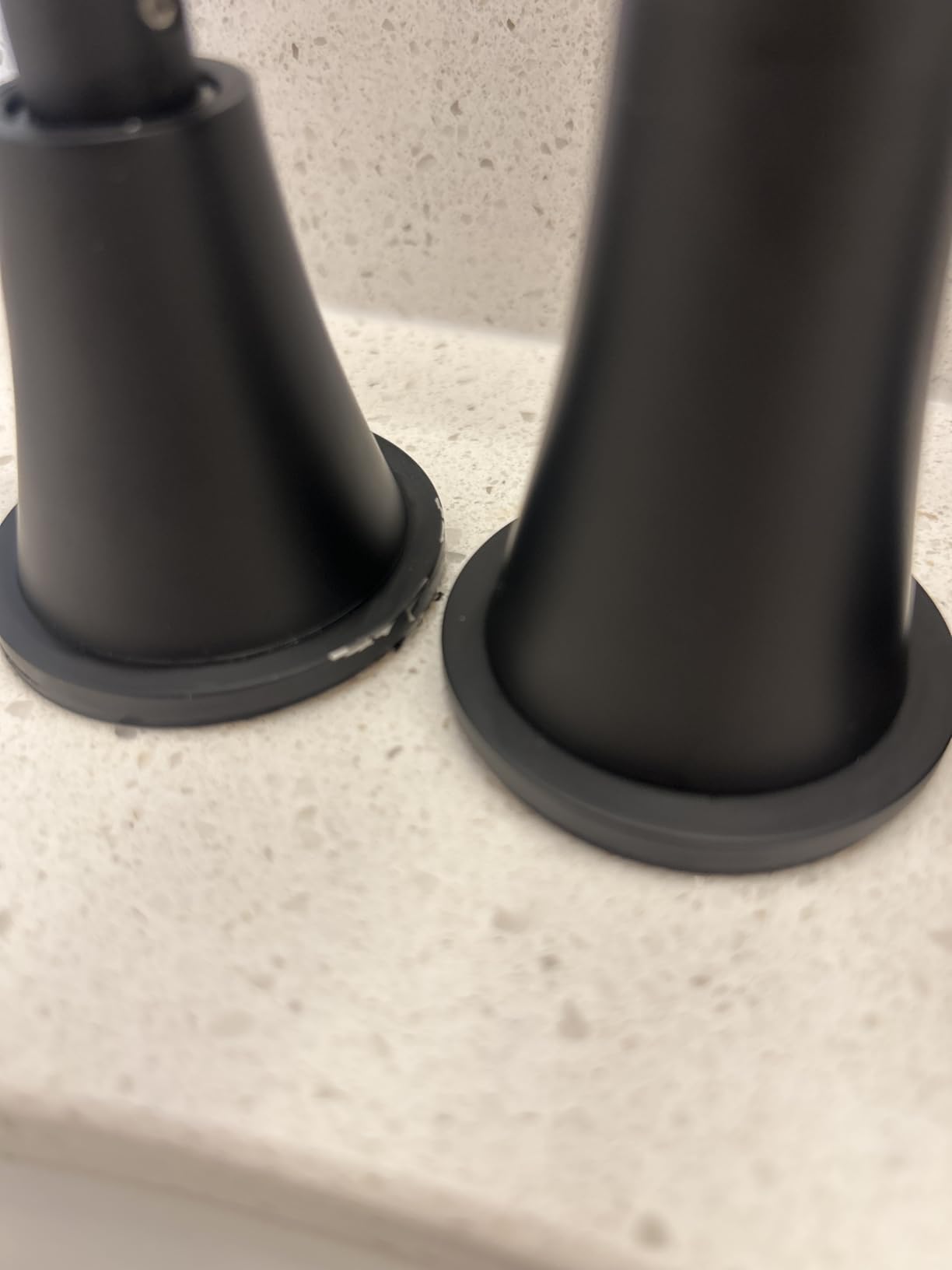 Bathroom Faucet 3 Hole, Matte Black Faucets with Drain and Supply Lines customer photo 2
