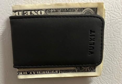 VULKIT Magnetic Money Clip Leather Money Holder Minimalist Design Holds Up to 15 Cash customer photo 1