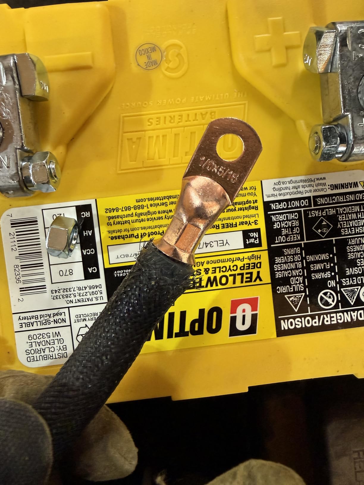 Brileine 10 Tons Hydraulic Crimping Tool with 9 Dies, 12 to 2/0 AWG customer photo 1
