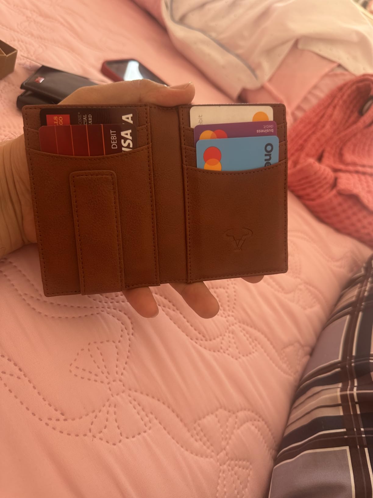 BULLIANT Magnetic Slim Leather Pocket Wallet Money Clip For Men 12Cards customer photo 2