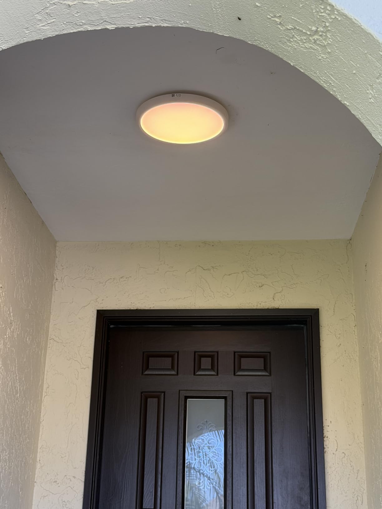 Govee Smart Ceiling Light, RGBIC 2400LM 2700K-6500K 12 Inch 1 Pack White customer photo 2