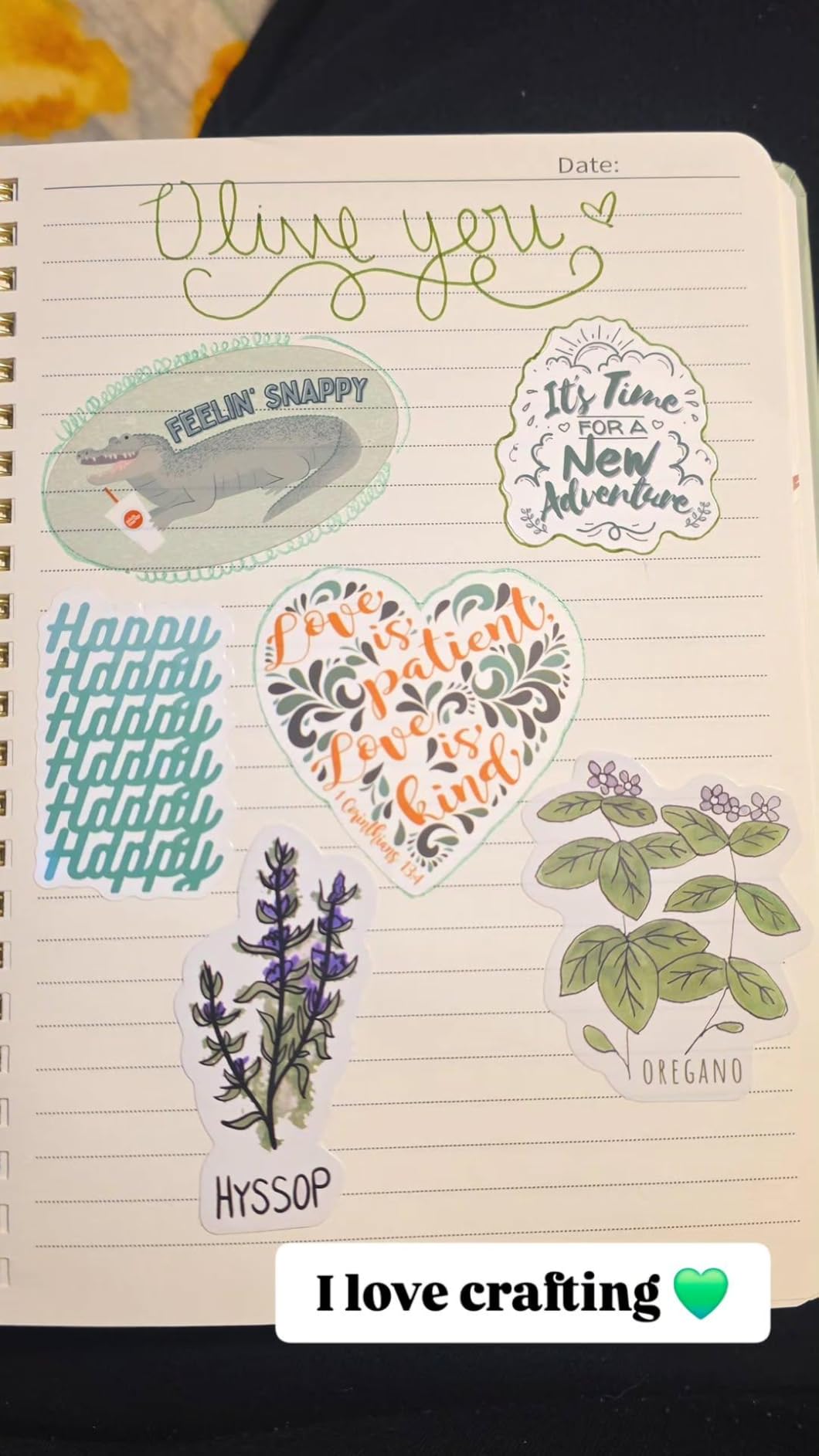 Taja Lined Spiral Notebook for Work, 5.7