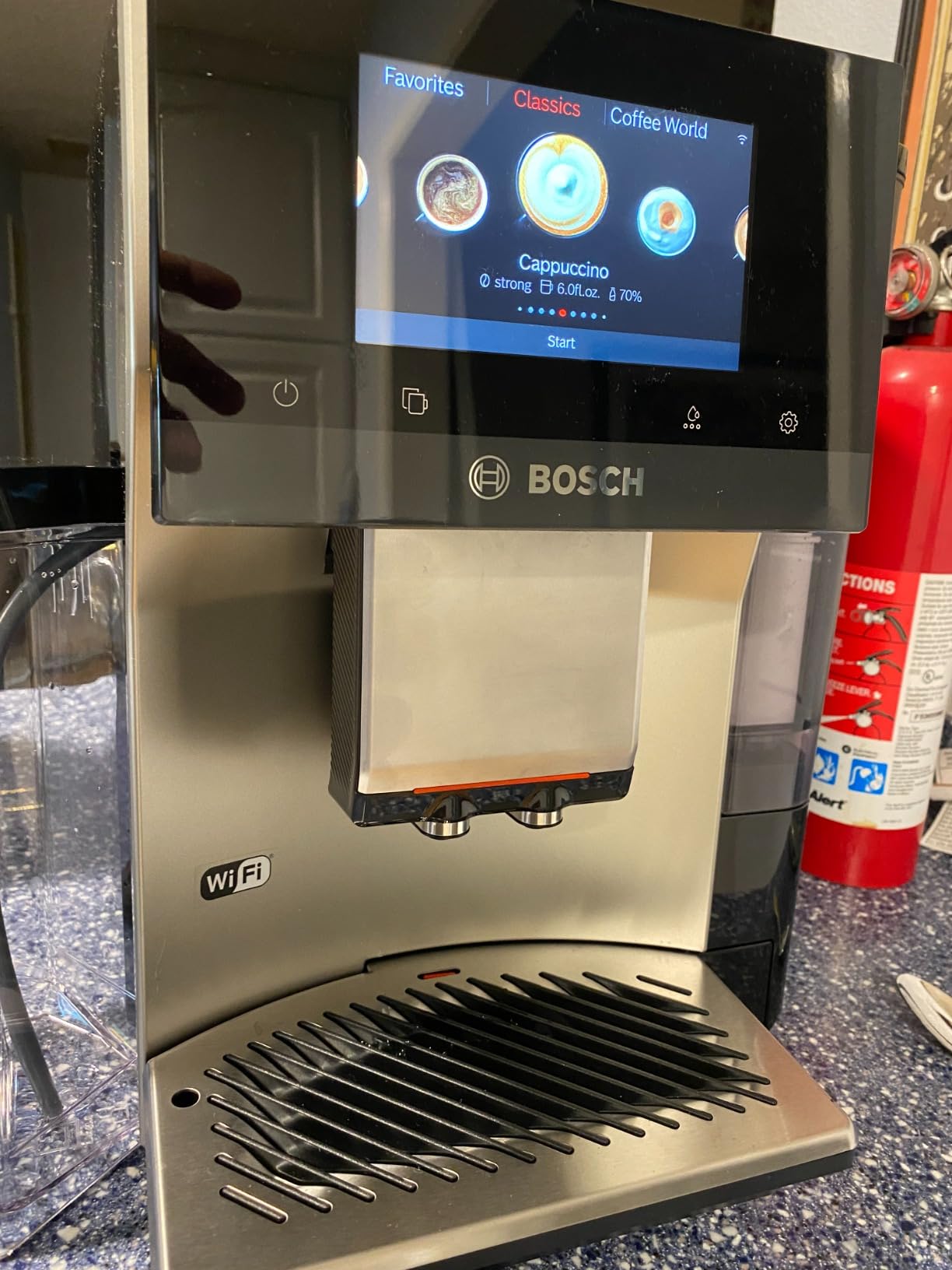 Bosch 800 Series Fully Automatic Coffee, Espresso Machine - Silver | Double Cup, Touchscreen, Large Bean Capacity, 36 Drinks, Cold Brew, Save up to 30 Profiles customer photo 1