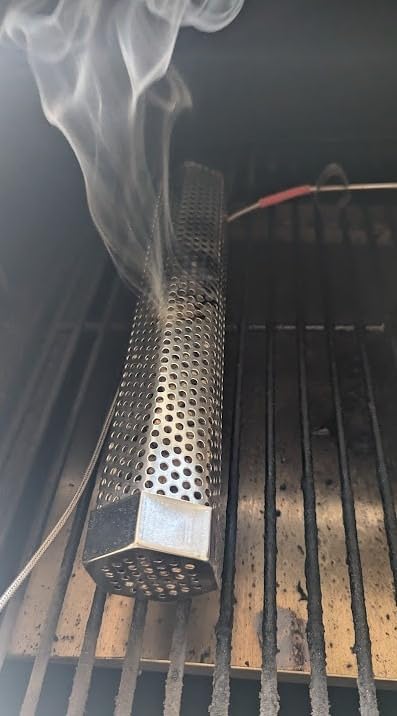 Pellet Smoker Tube,304 Premium Stainless Steel Smoke Tube,12'' Smoker Tube for Pellet Grill and Smoker with Brush -Hot or Cold Smoking Accessories customer photo 2