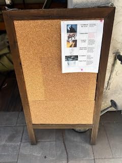 Go4Cork Large Square Adhesive Cork Tiles - 4 Pack, 19.7 × 19.7 × 5/32 inch customer photo 2