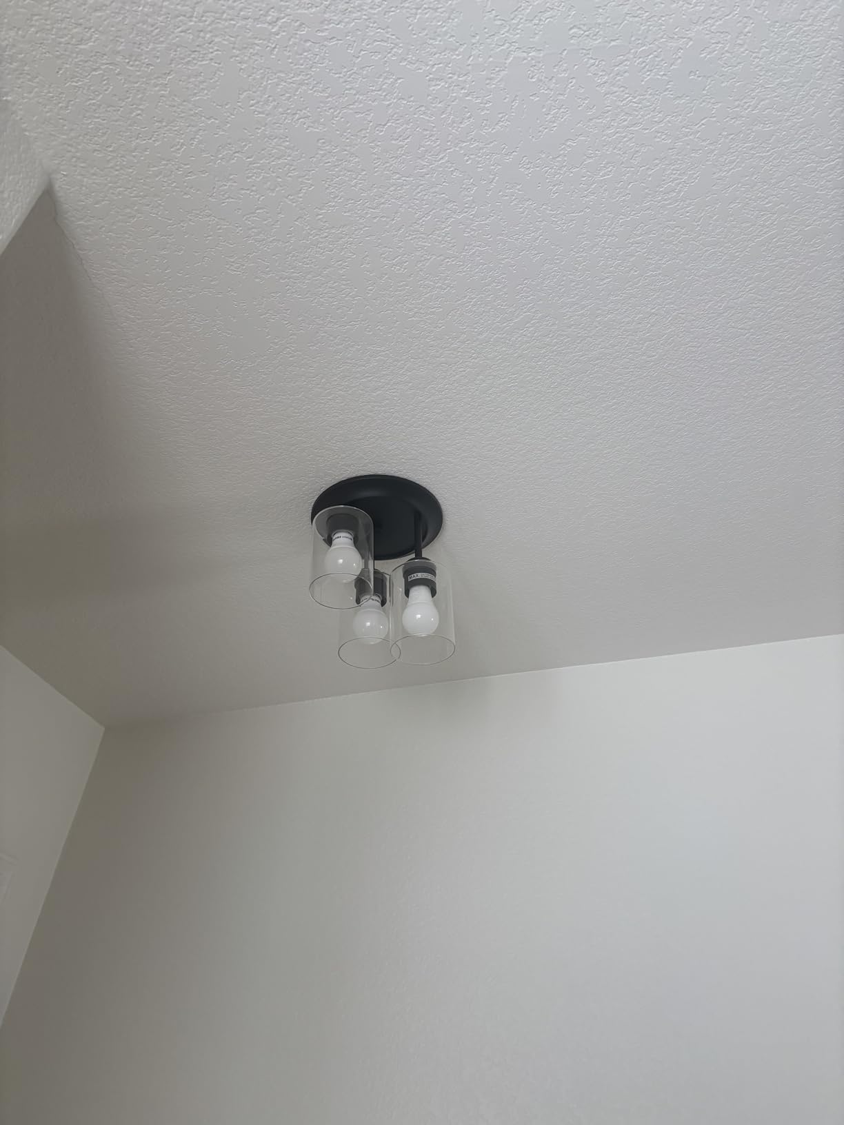 Kalium 3-Lights Semi Flush Mount Ceiling Light Fixture Black for Kitchen customer photo 2