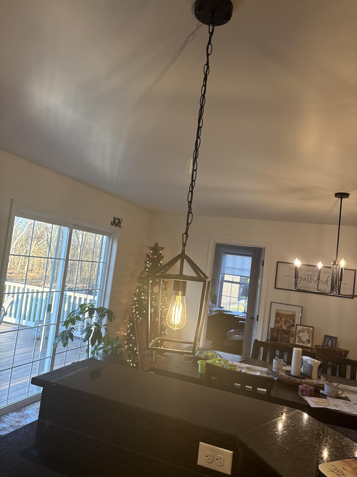 Sheetea 2 Pack Pendant Lights Kitchen Island, Modern Black Light Fixtures customer photo 1