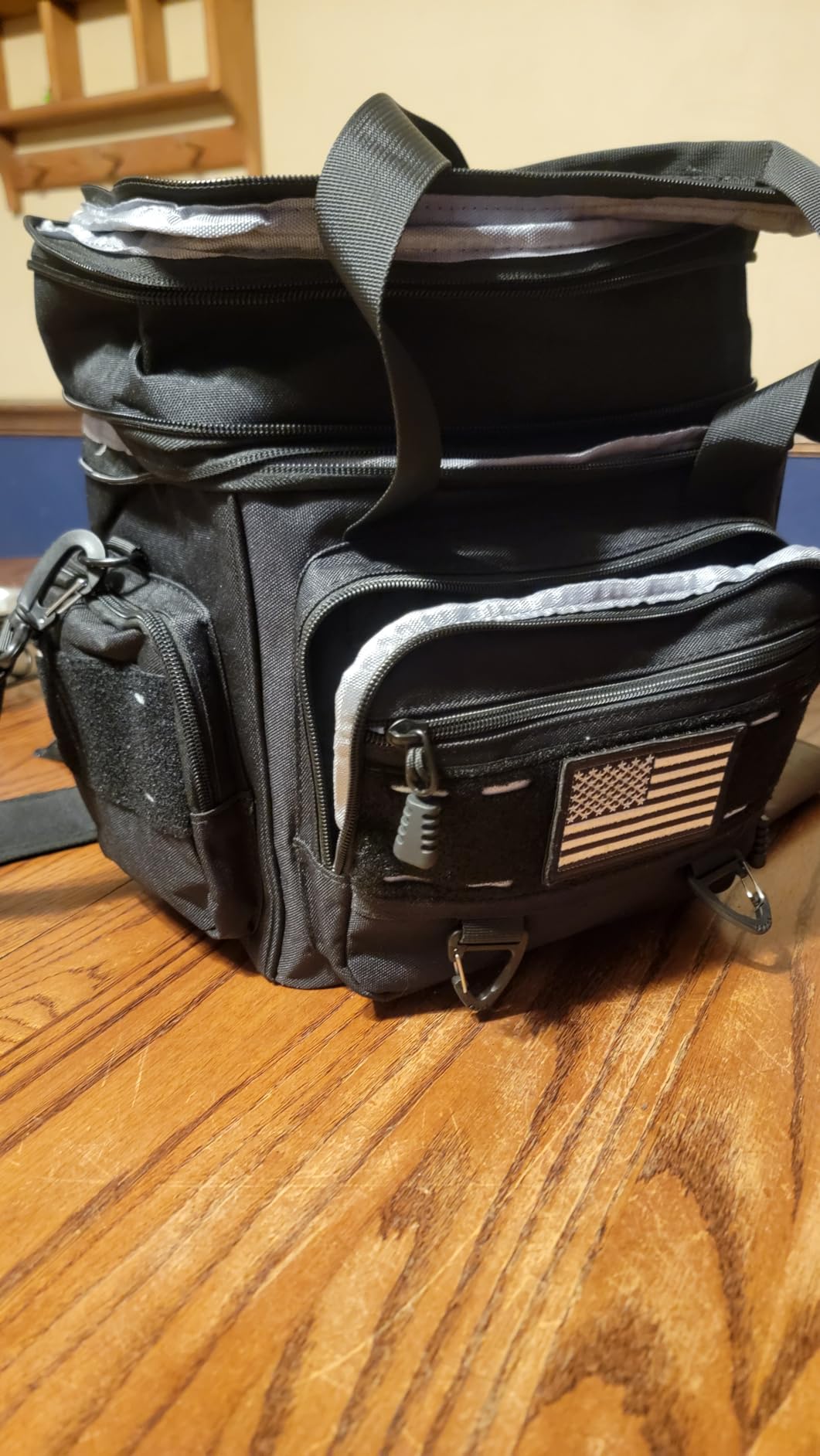 TENKIST Tactical Insulated Lunch Box Men Double Deck Heavy Duty Cooler Bag customer photo 1