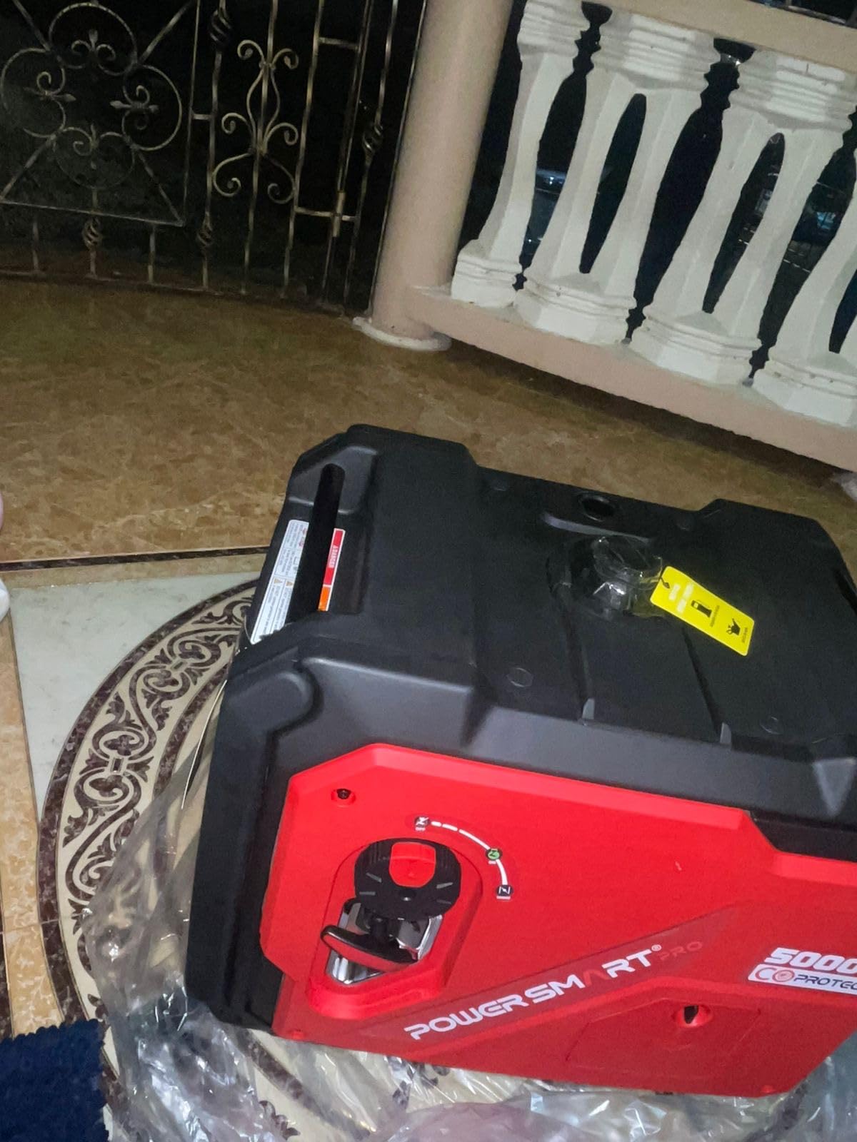 PowerSmart 4800W Portable Inverter Generator, Gas Powered Quiet with Electric Start & CO Alarm, 223cc Engine Eco-Mode Small Generator for Home Backup, Camping and RV Ready customer photo 1